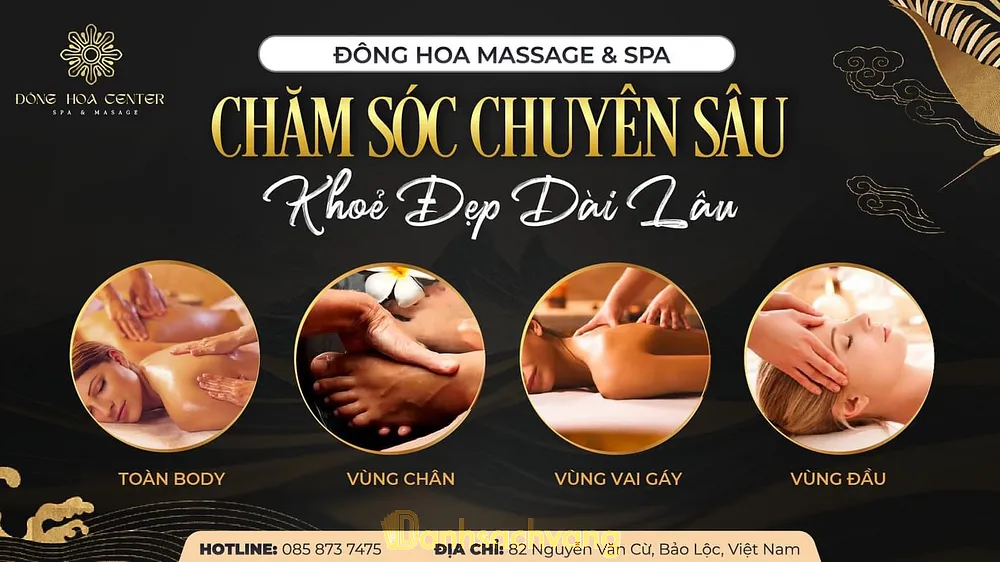 dong hoa spa massage bao loc quyet tien travel