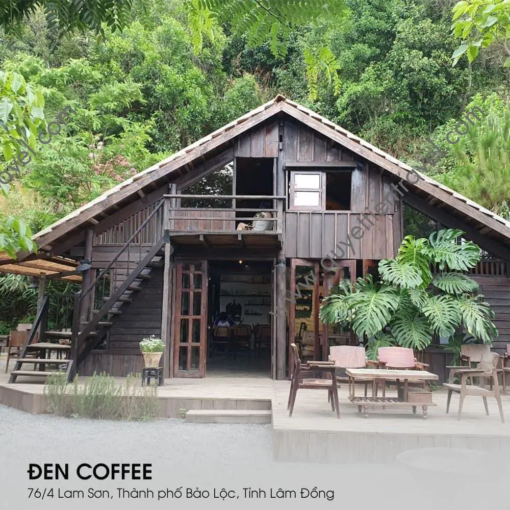 TOP 07 QUÁN CAFE BẢO LỘC VIEW ĐẸP 1 quán Đen Coffee - cafe bảo lộc